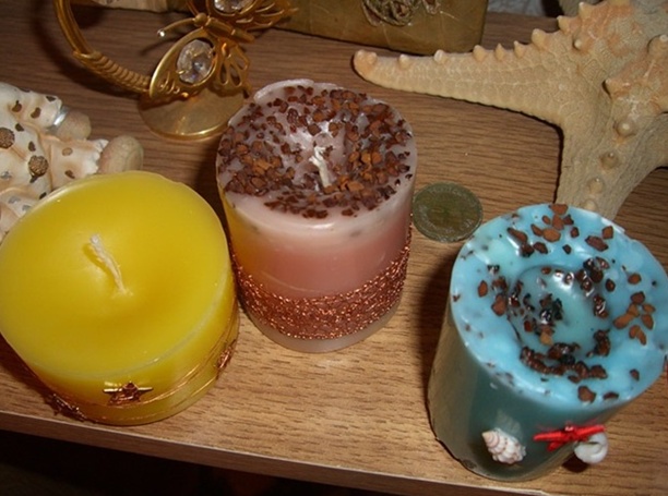 various candles