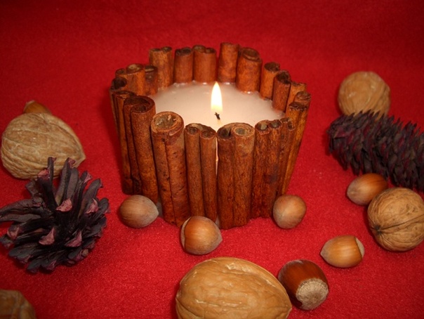 Decoration of a candle with your own hands, as a creative process