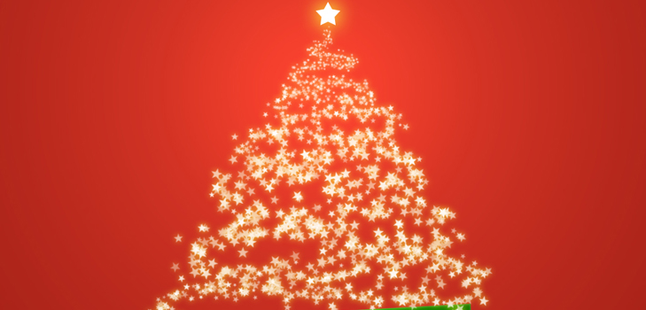 Christmas card with scrapbooking style for New Year 2015 with own hands