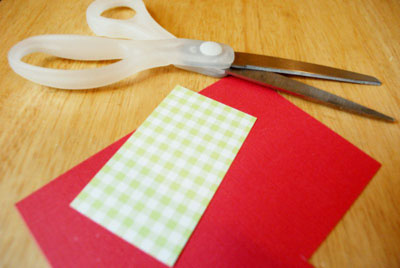 Christmas card with scrapbooking style for New Year 2015 with own hands