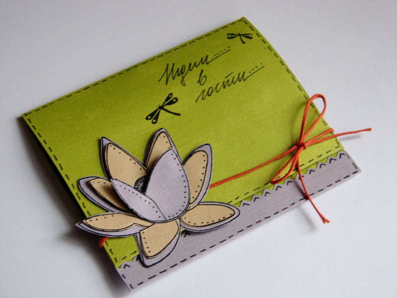 three-dimensional postcard