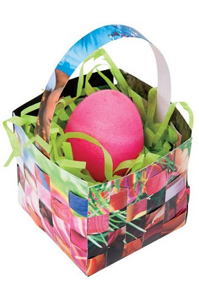 Easter basket with own hands Easter basket with own hands