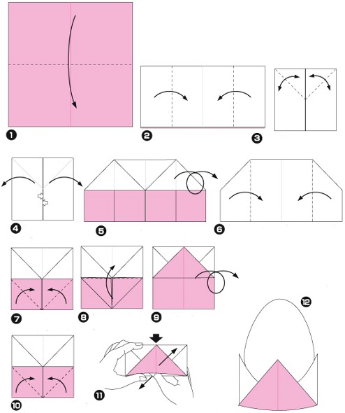 Easter origami Easter origami