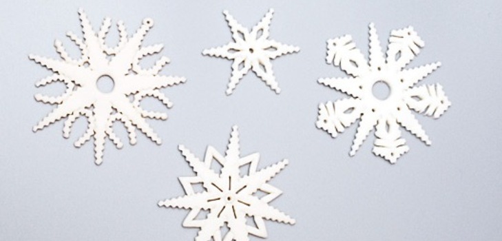 many snowflakes