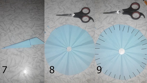Paper parachutist: a handmade on May 9 with his own hands in a kindergarten
