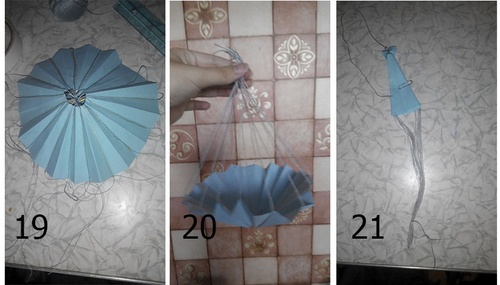 Paper parachutist: a handmade on May 9 with his own hands in a kindergarten