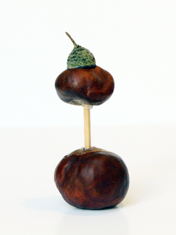 Crafts from chestnuts on the theme of Autumn