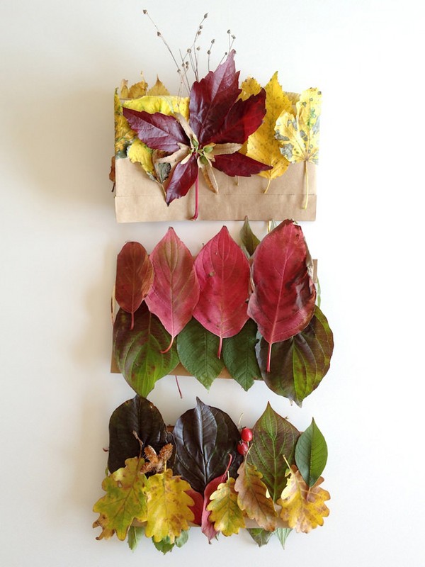 Crafts from leaves on the theme "Autumn" with their own hands for schoolchildren