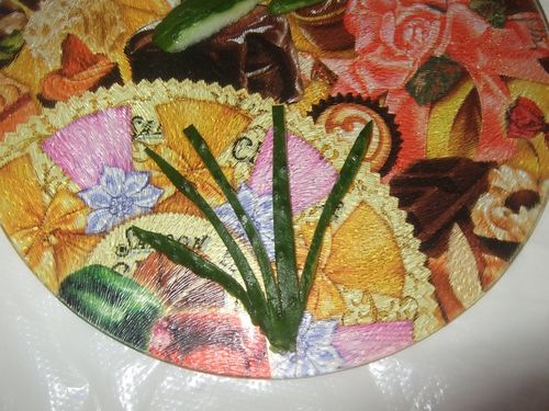 Crafts from vegetables by own hands