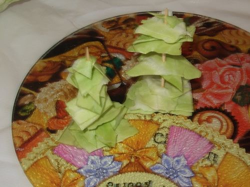 Crafts from vegetables by own hands