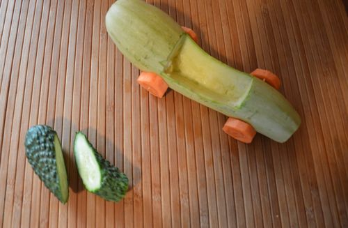 Crafts from vegetables by own hands