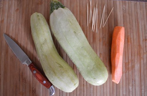 Crafts from vegetables by own hands