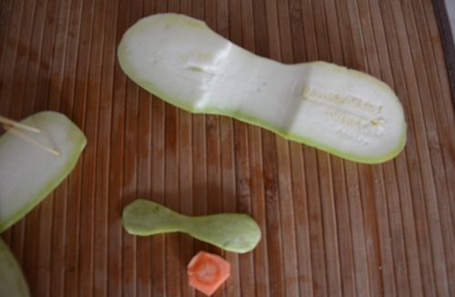 Crafts from vegetables by own hands
