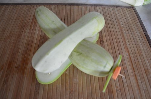 Crafts from vegetables by own hands