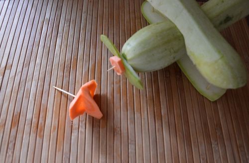 Crafts from vegetables by own hands