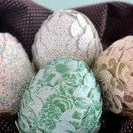 Easter crafts: decorated with paper egg