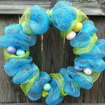 Crafts for Easter: a wreath of eggs Crafts for Easter: a wreath of eggs