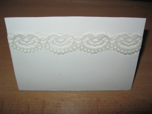 Original invitations to the wedding with their own hands