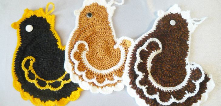 How to tie a hook in the form of a chicken