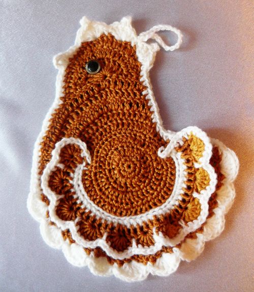How to tie a hook in the form of a chicken