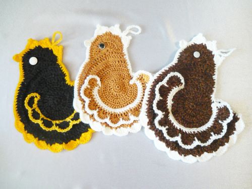 Pothook-hen crochet, scheme. Master class on knitting the hook-hook