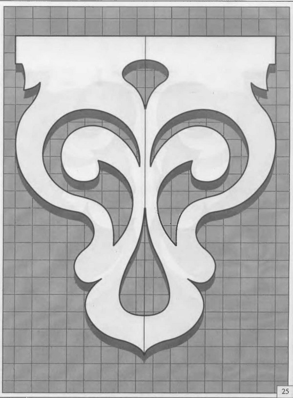 Cutting thread (openwork) and stencils