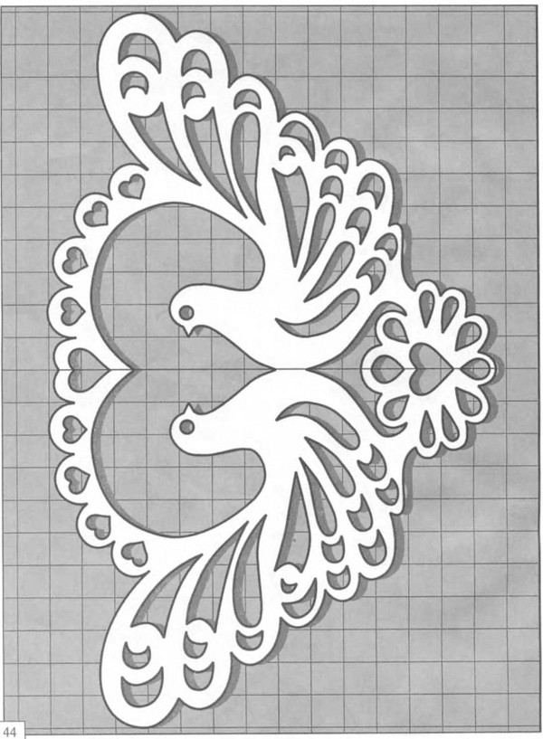 Cutting thread (openwork) and stencils