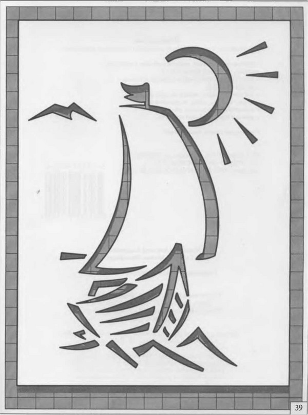 Cutting thread (openwork) and stencils
