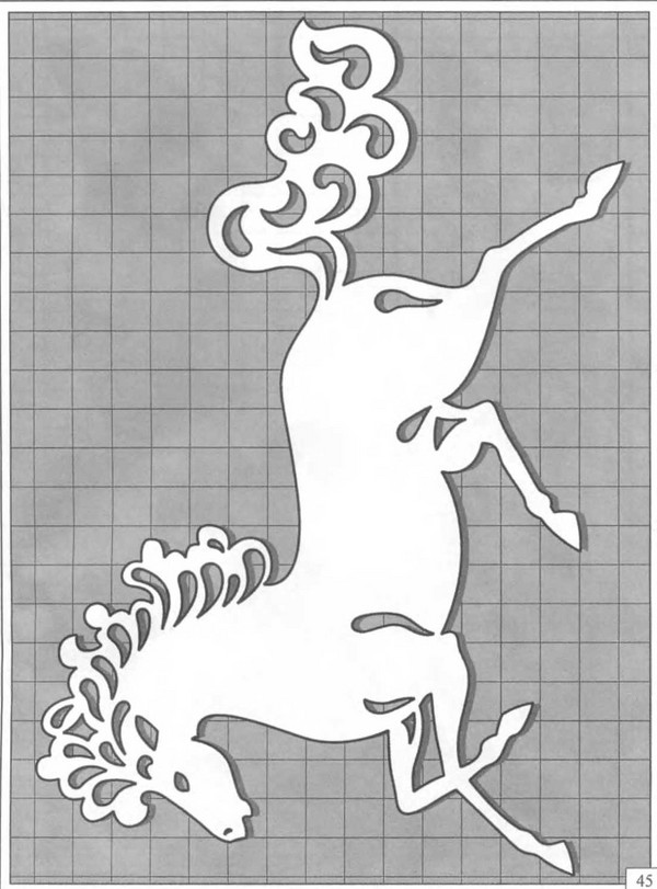 Cutting thread (openwork) and stencils