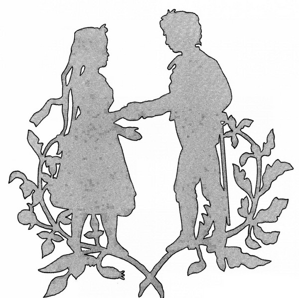 Cutting thread (openwork) and stencils
