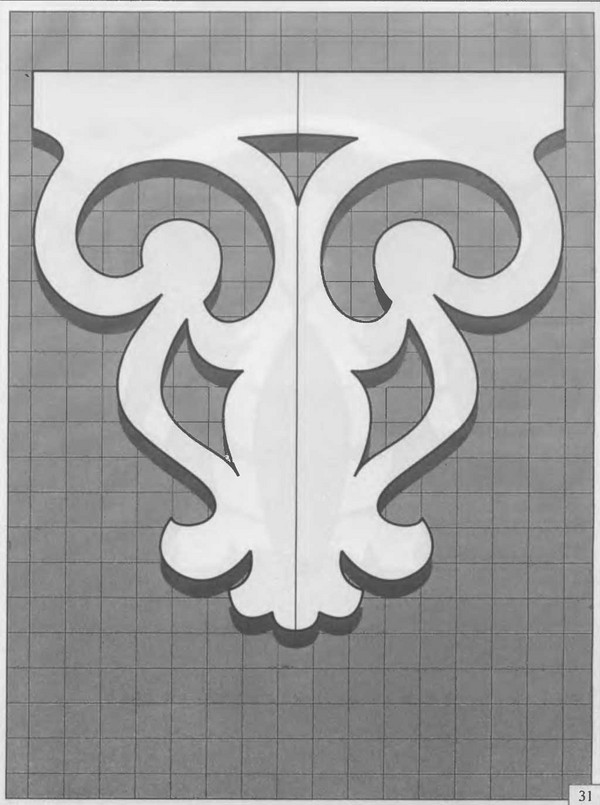 Cutting thread (openwork) and stencils