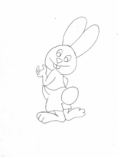 Coloring Easter Bunny