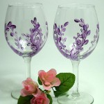 Painting glasses by own hands Painting glasses by own hands