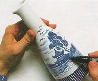 Ceramic painting: set for sushi Ceramic painting: set for sushi