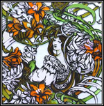 Glass painting Glass painting