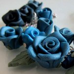 Roses from polymer clay Roses from polymer clay
