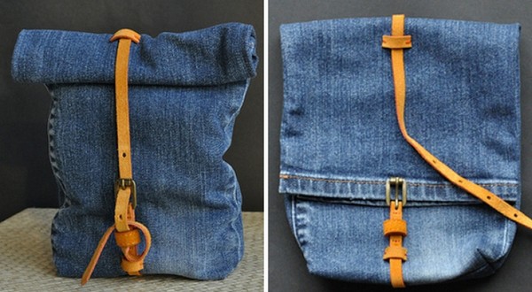 We sew a denim rucksack with our own hands - photos and patterns We sew a denim rucksack with our own hands - photos and patterns