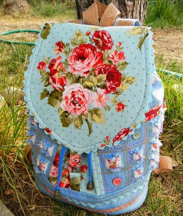 We sew a denim rucksack with our own hands - photos and patterns