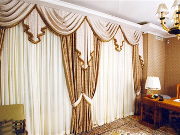 Curtains with svagami own hands - photos and patterns
