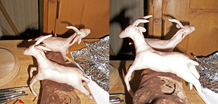 Souvenir "Goat" by the New Year from polymer clay: how to make a souvenir for the New Year 2015