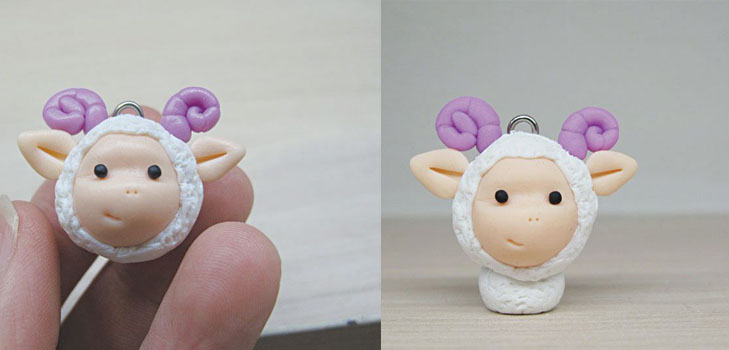 Souvenir "Ovechka" for New Year from polymer clay: how to make, step by step master-class
