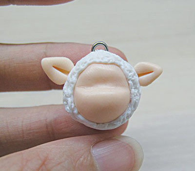 Souvenir "Ovechka" for New Year from polymer clay: how to make, step by step master-class
