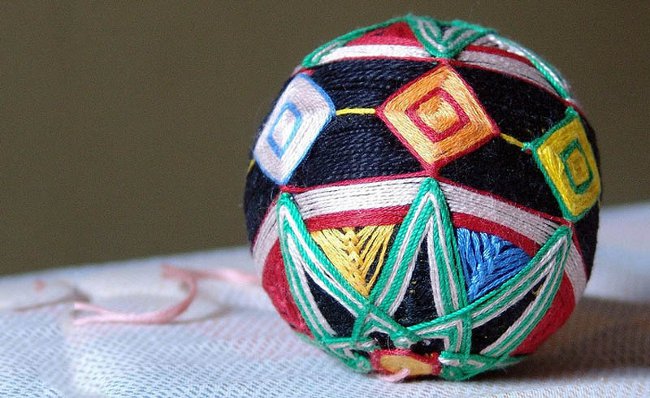 Temari: balls of thread Temari: balls of thread
