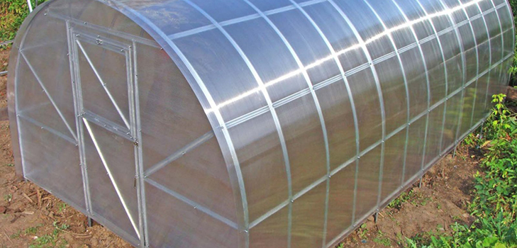 Polycarbonate greenhouse with own hands: blueprints, photos, video