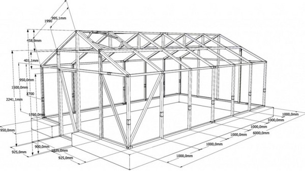 Polycarbonate greenhouse with own hands: blueprints, photos, video