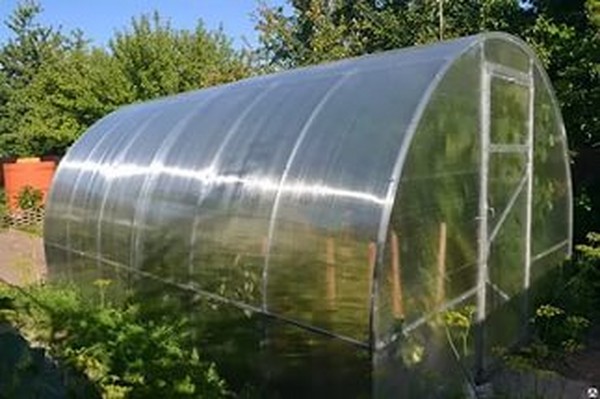 Polycarbonate greenhouse with own hands: blueprints, photos, video