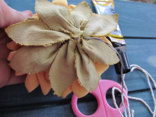 Topiary sunflower own hands