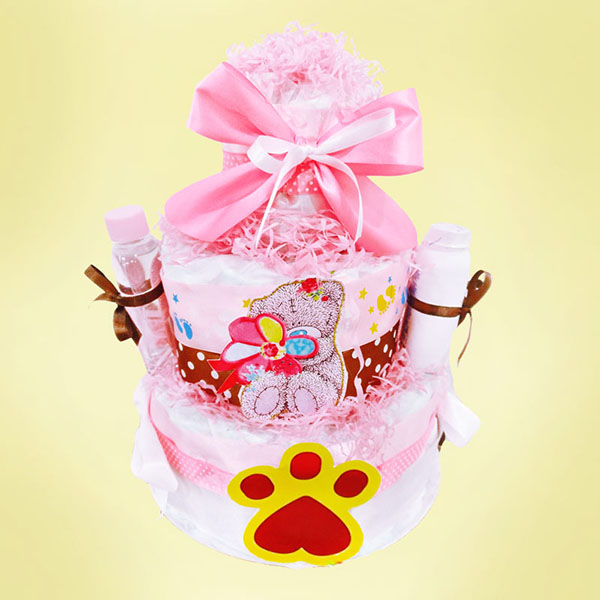 How to make a cake from diapers yourself