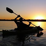 Water trip on kayaks Water trip on kayaks