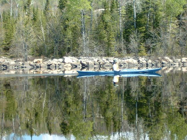 Water trip on kayaks